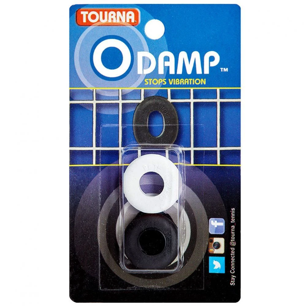 Antivibrateurs Tourna O Damp Noir / Blanc X 2 1 Antivibrateurs Tourna O Damp Noir / Blanc X 2