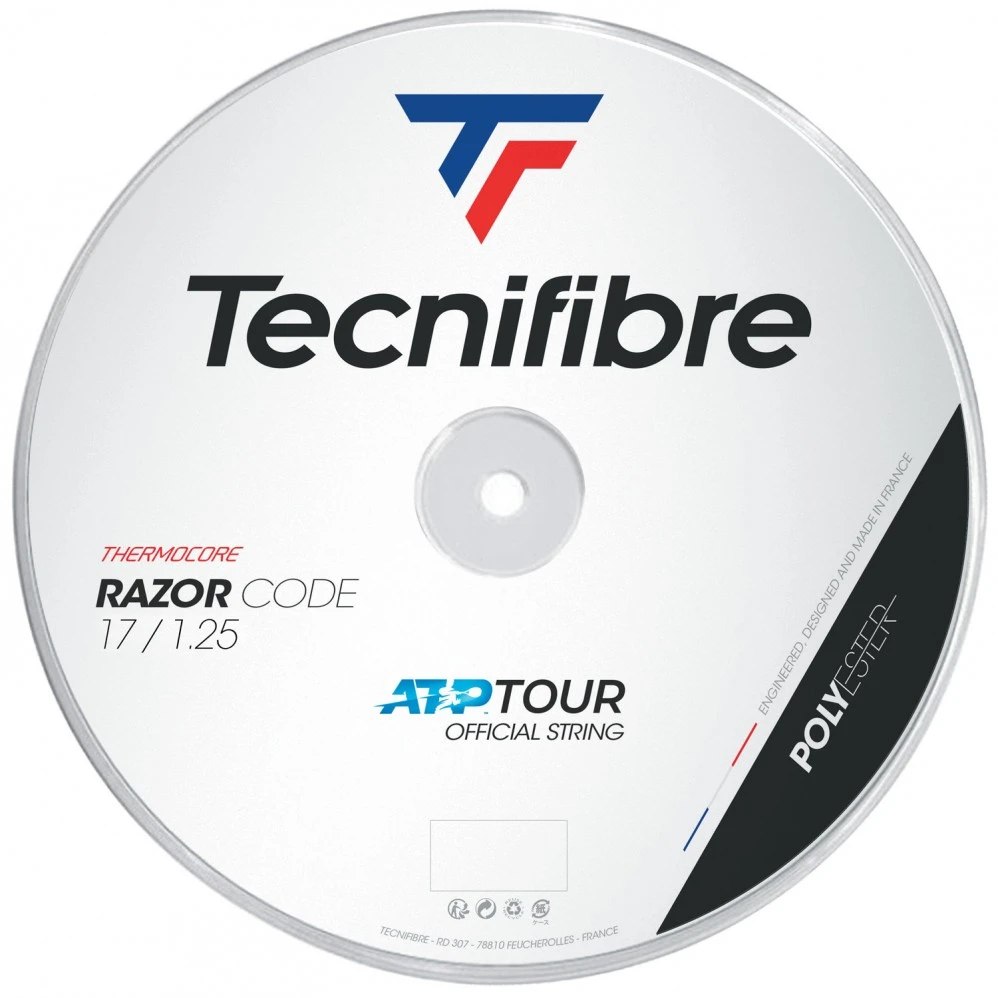 Bobine Tecnifibre Razor Code White 200m 1 Bobine Tecnifibre Razor Code White 200m