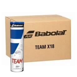 Carton 18 Tubes De 4 Balles Babolat Team