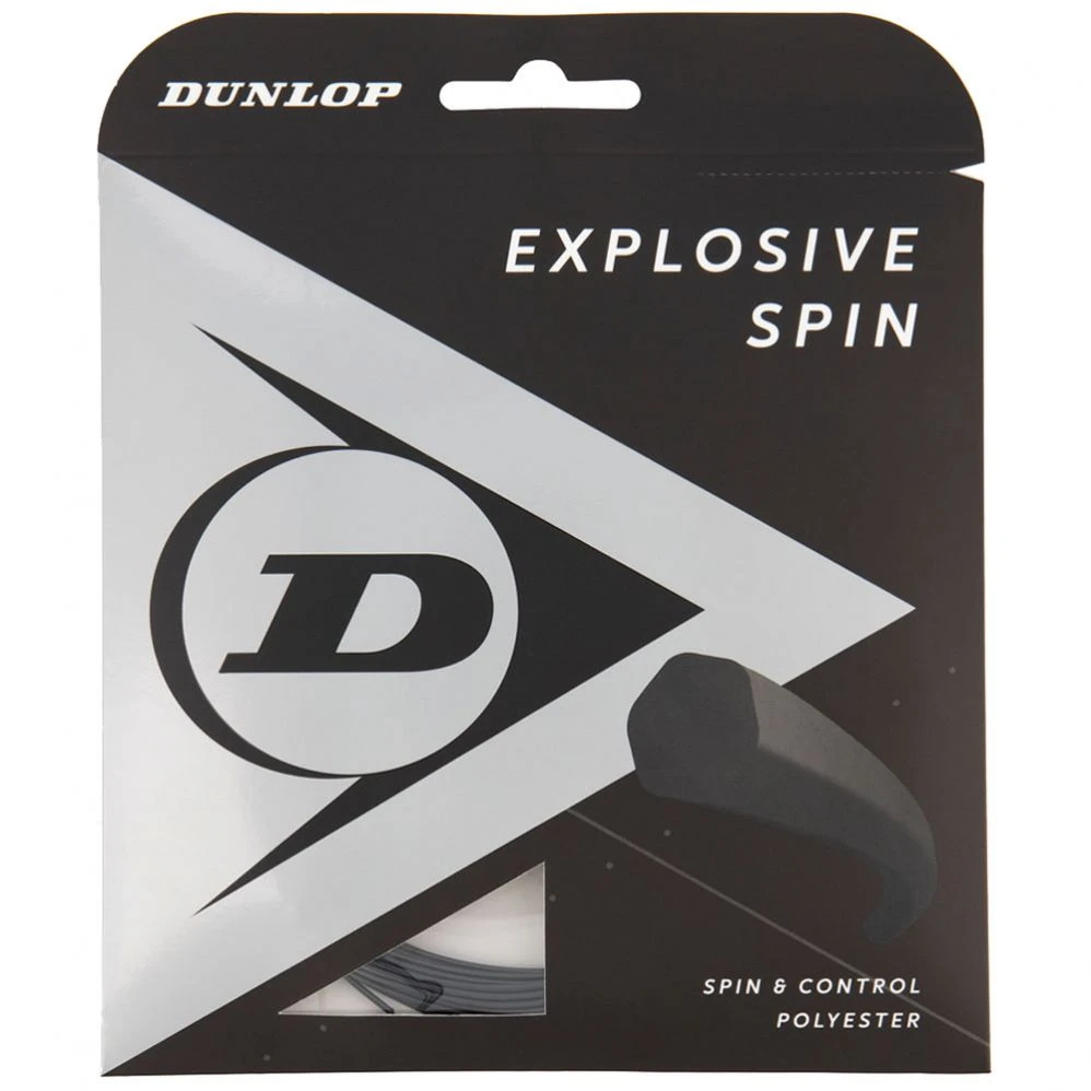 Cordage Dunlop Explosive Spin Noir 12m 1 Cordage Dunlop Explosive Spin Noir 12m