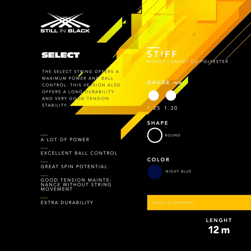 Cordage Still In Black Select 12m 2 Cordage Still In Black Select 12m – Image 2