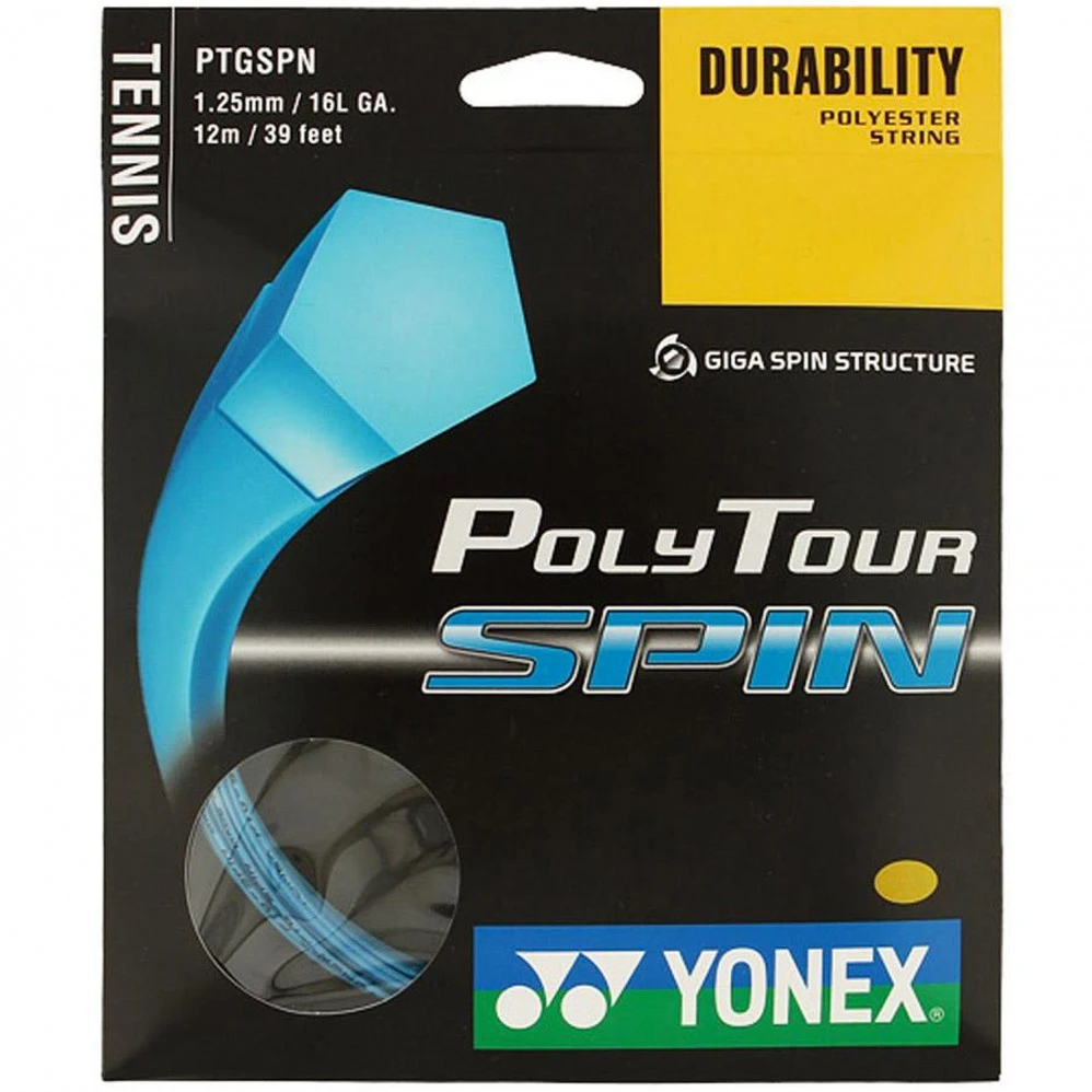 Cordage Yonex Poly Tour Spin 12m 1 Cordage Yonex Poly Tour Spin 12m