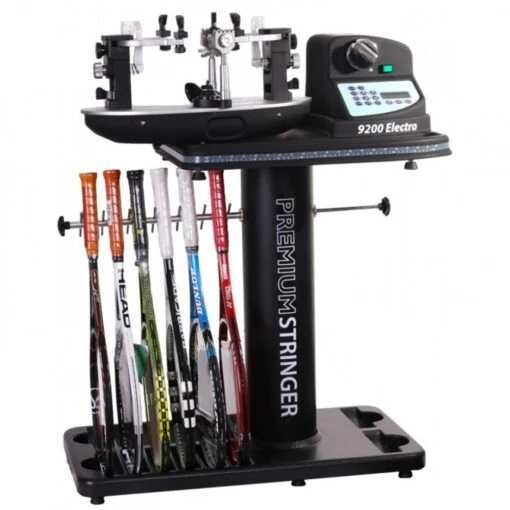 Machine à Corder Premium Stringer 9200 Avec Trépied -Magasin De Tennis De Sport machine a corder premium stringer 9200 avec trepied