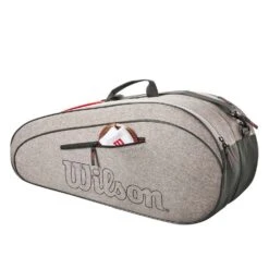 Sac Wilson Team 6R Gris Chiné -Magasin De Tennis De Sport sac wilson team 6r gris chine 4