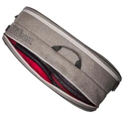 Sac Wilson Team 6R Gris Chiné -Magasin De Tennis De Sport sac wilson team 6r gris chine 5