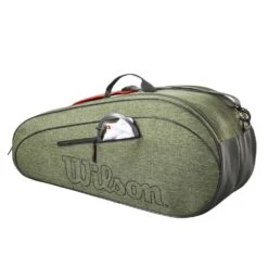 Sac Wilson Team 6R Vert Chiné -Magasin De Tennis De Sport sac wilson team 6r vert chine 4