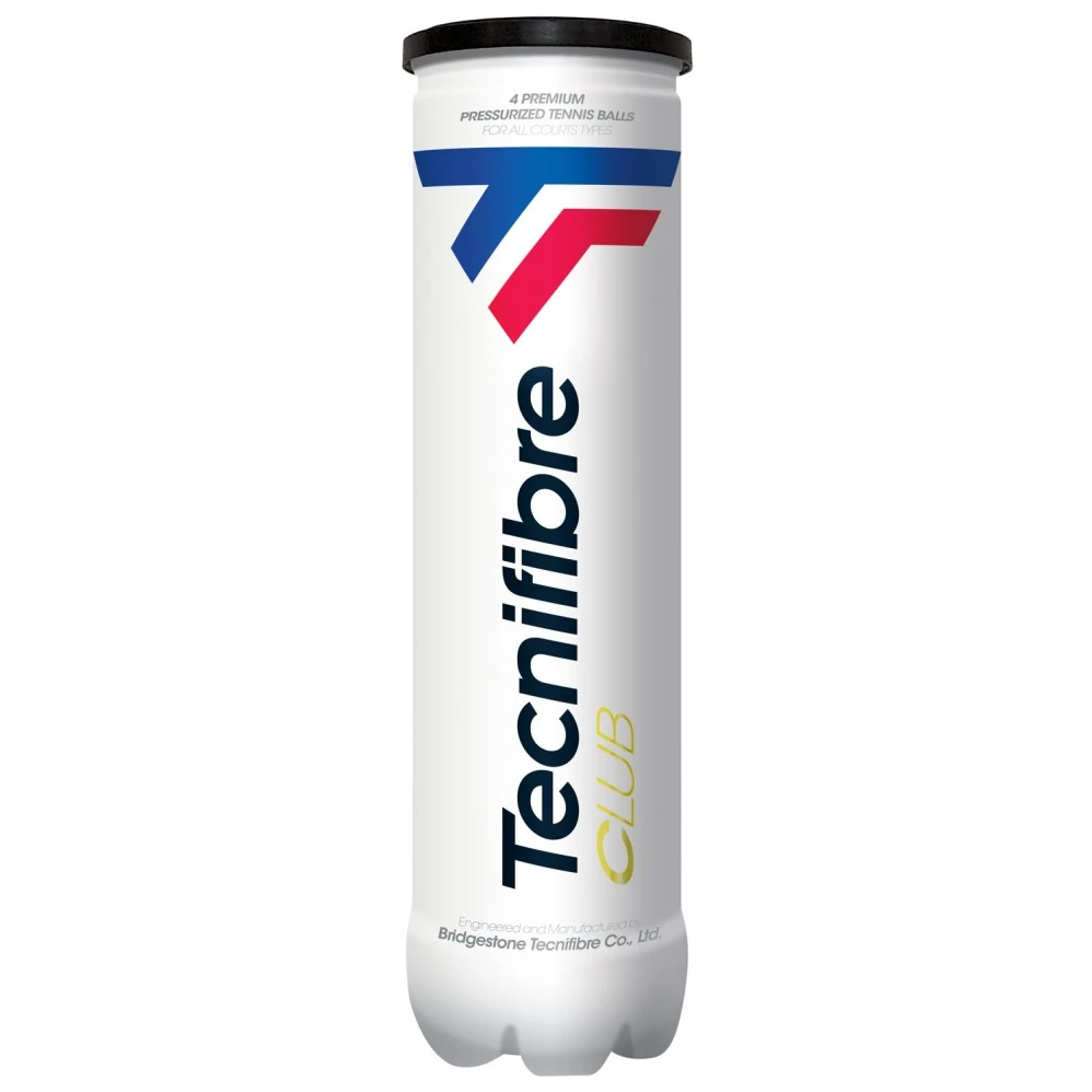 Tube De 4 Balles Tecnifibre CLUB 1 Tube De 4 Balles Tecnifibre CLUB